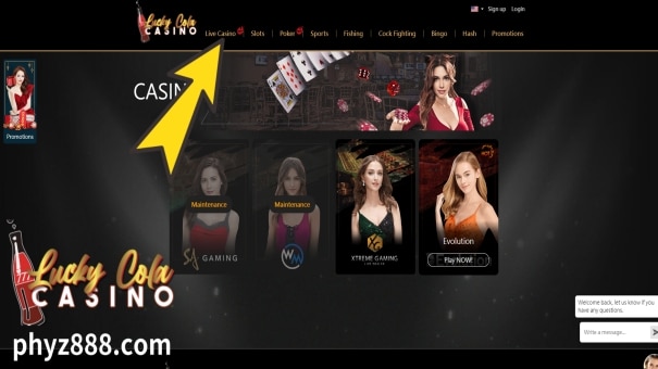 Hakbang 3: Galugarin ang Direktoryo ng Live Casino