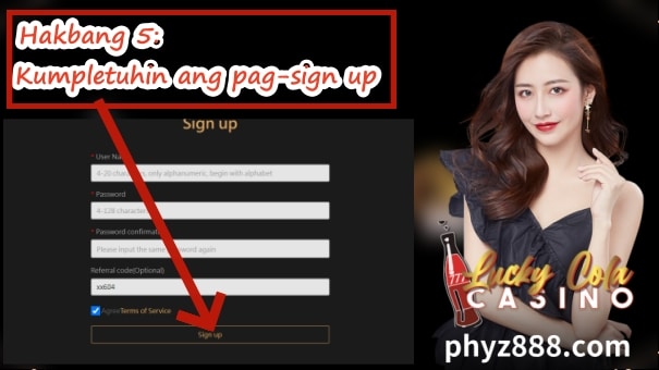 Hakbang 5: Kumpletuhin ang pag-sign up